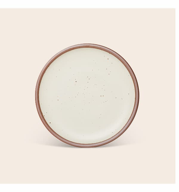 Dinner Plate in Panna Cotta Dinner Plate in Panna Cotta