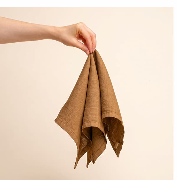 East Fork Italian Linen Napkin in Russet