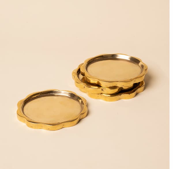 Brass Sun Coasters