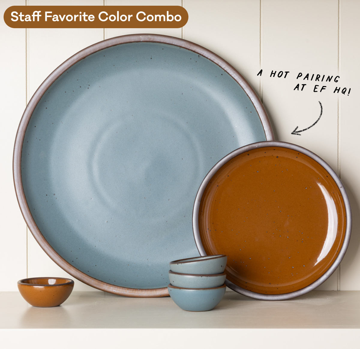 Staff Favorite Color Combo, Heron & Sepia