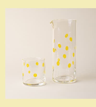 Scattered Motif Glassware