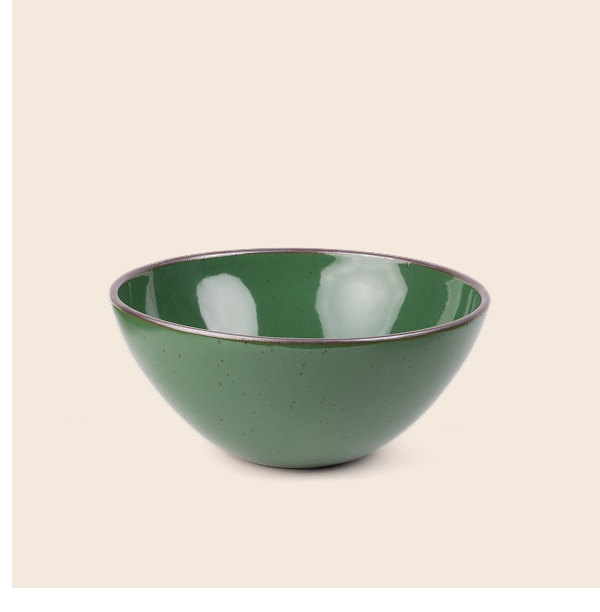 Popcorn Bowl in Malachite