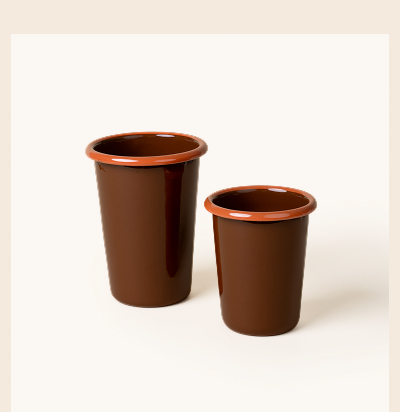 Enamel Tumblers in Campfire