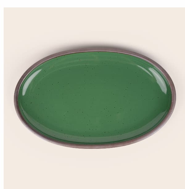 Oval Platter in Malachite Oval Platter in Malachite