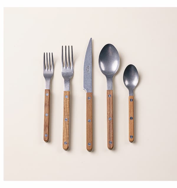 Bistrot Vintage Teak Flatware
