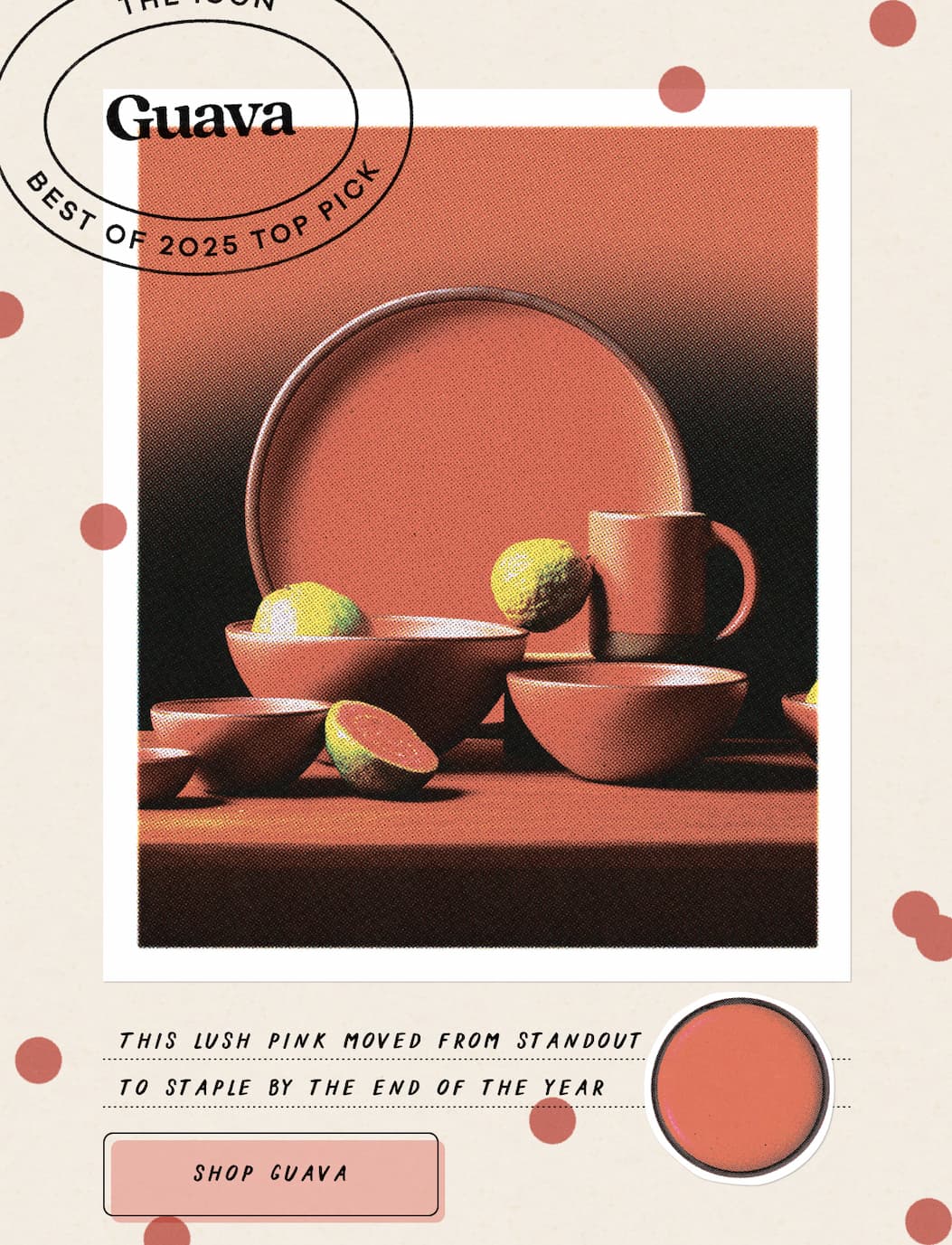 The Icon - Guava - Best of 2025 Top Pick - This lush pink moved from standout to staple by the end of the year - Shop Guava