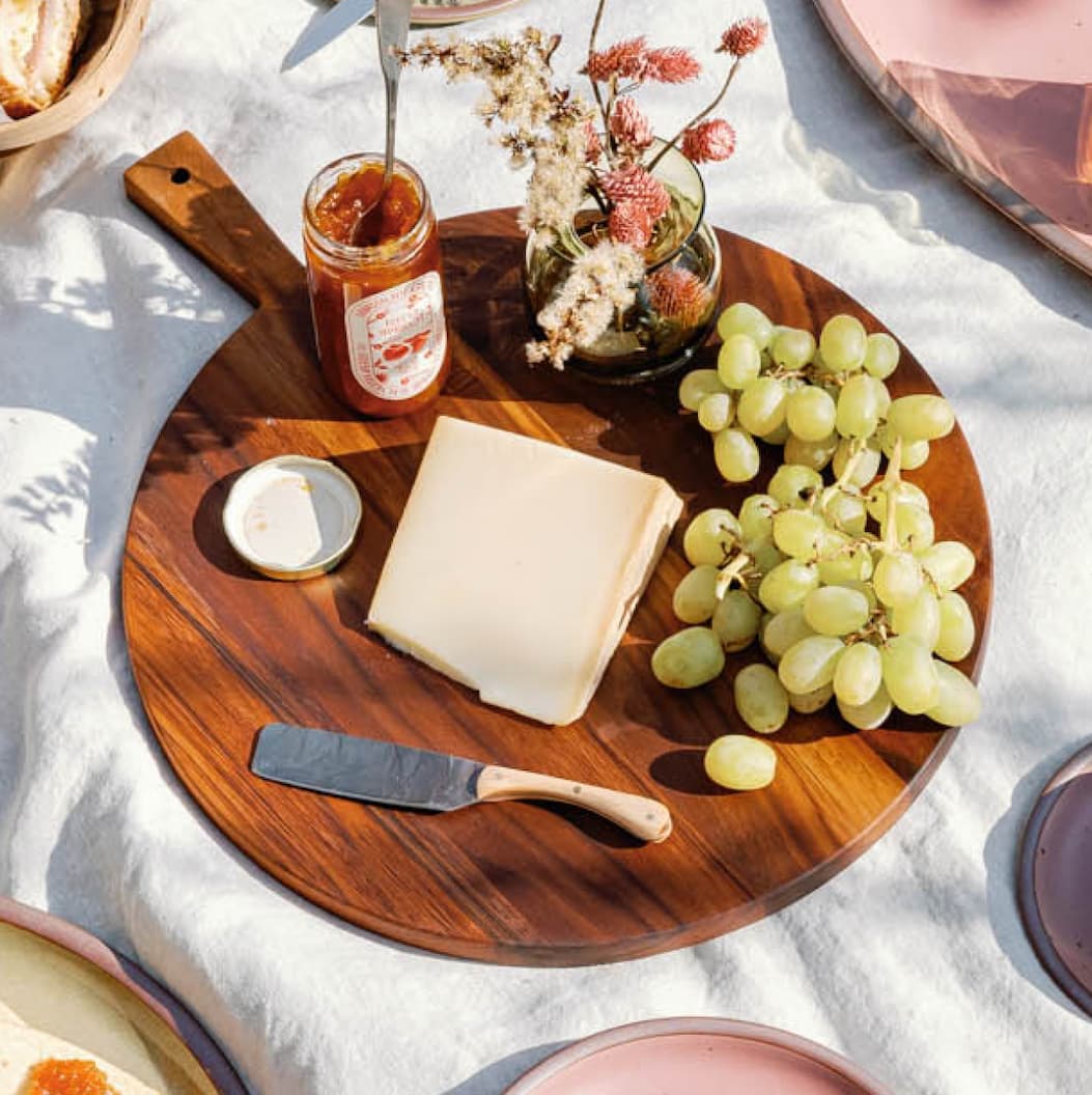 Round Serving Board