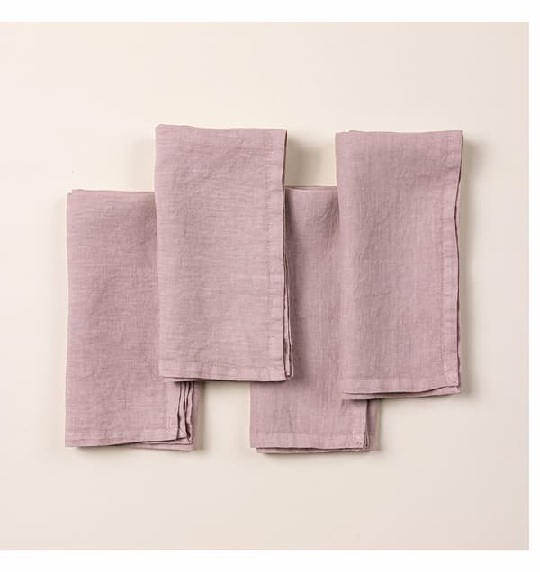 Linen Napkins in Petal