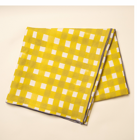 Crosshatch Linen Tablecloth