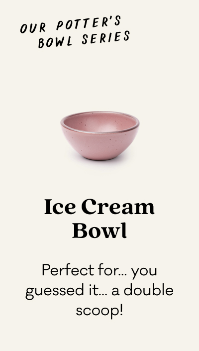 Ice Cream Bowl - Perfect for... you guessed it... a double scoop!