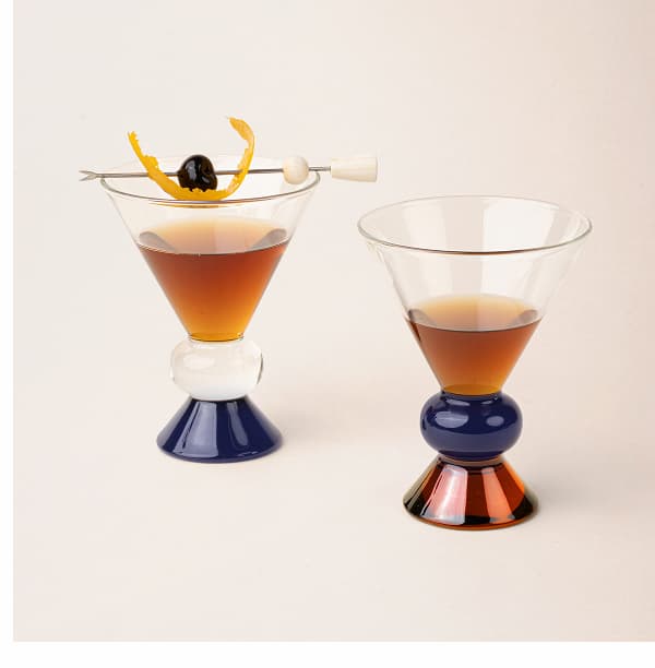 Totem Cocktail Glasses, Set of 2