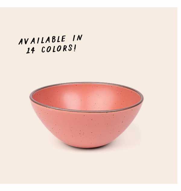 Popcorn Bowl in Guava