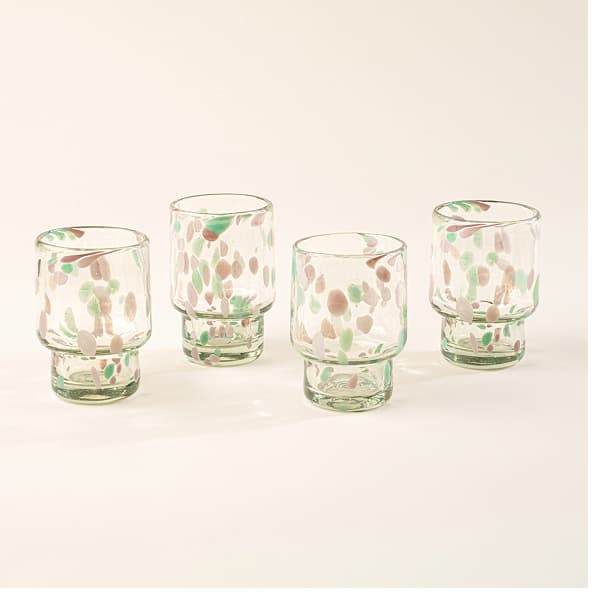 Dappled Glassware