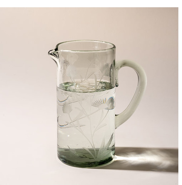 Recycled Glass Pitcher