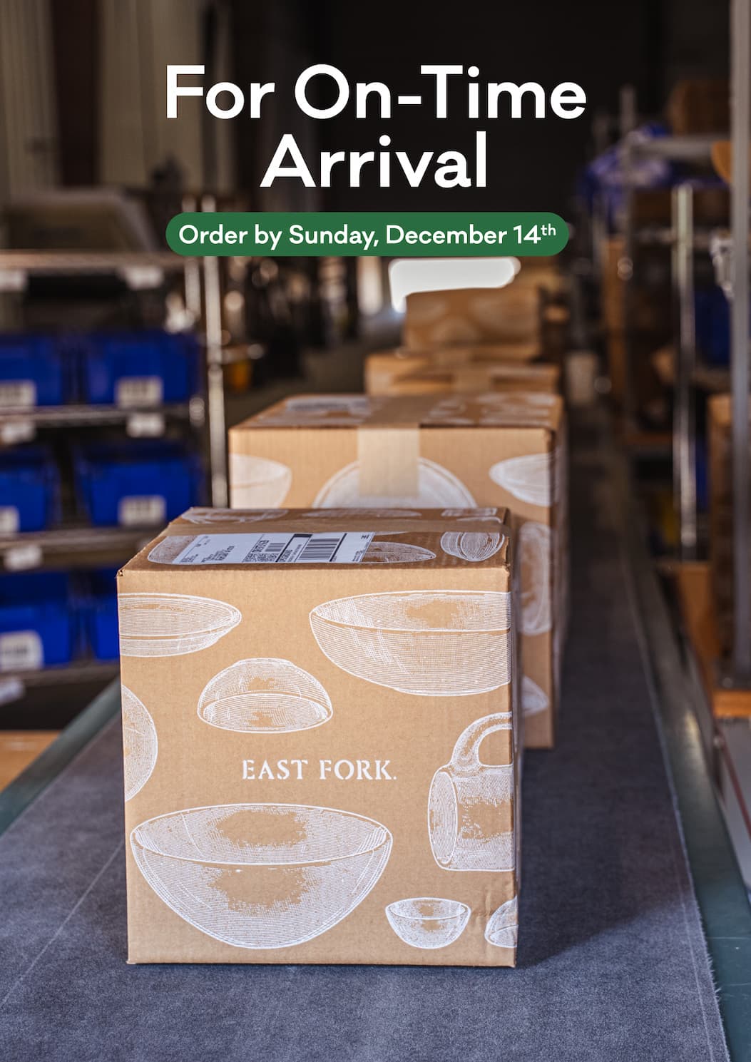 For On-Time Arrival - Order by Sunday, December 14th