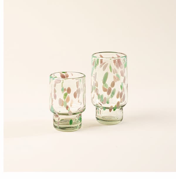 Dappled Glassware