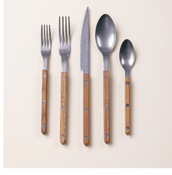 Bistrot Vintage Teak Flatware