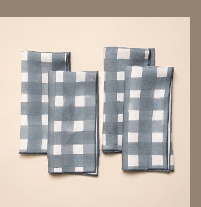 Crosshatch Linen Napkins