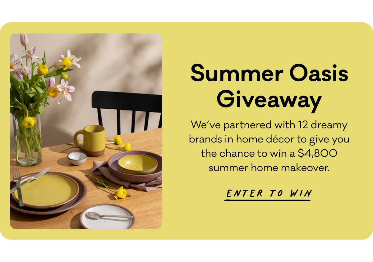 Summer Oasis Giveaway