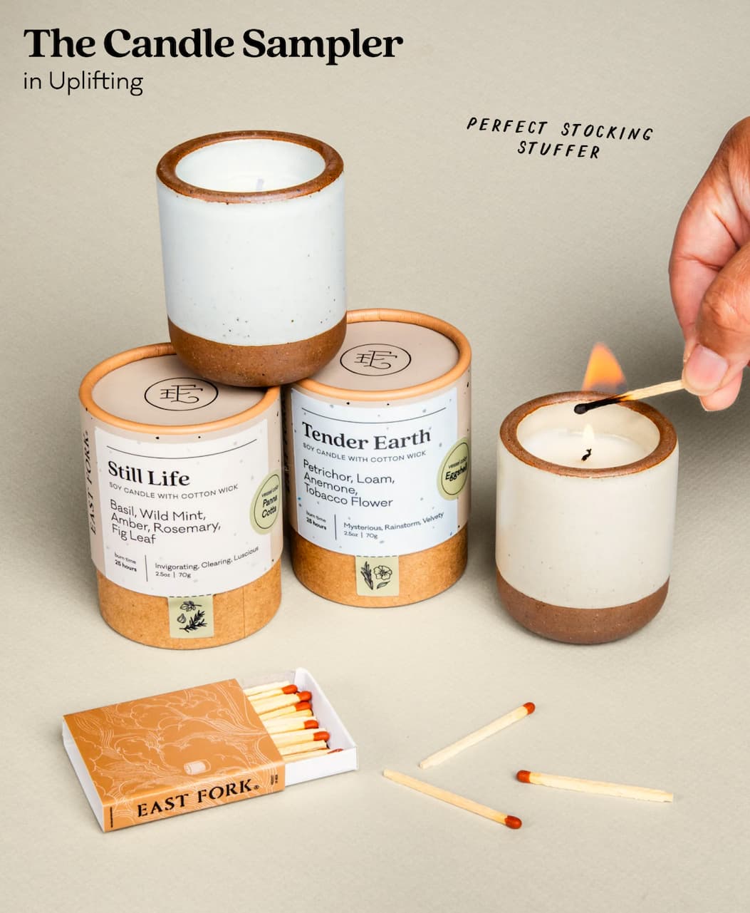 The Candle Sampler in Uplifting
