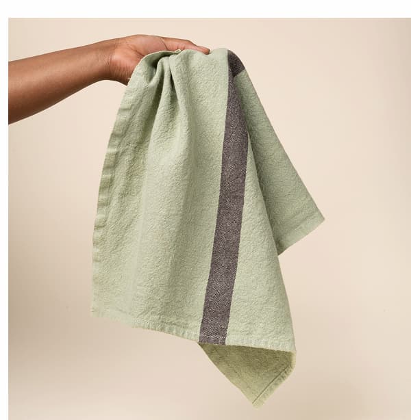 Stripe French Linen Tea Towel