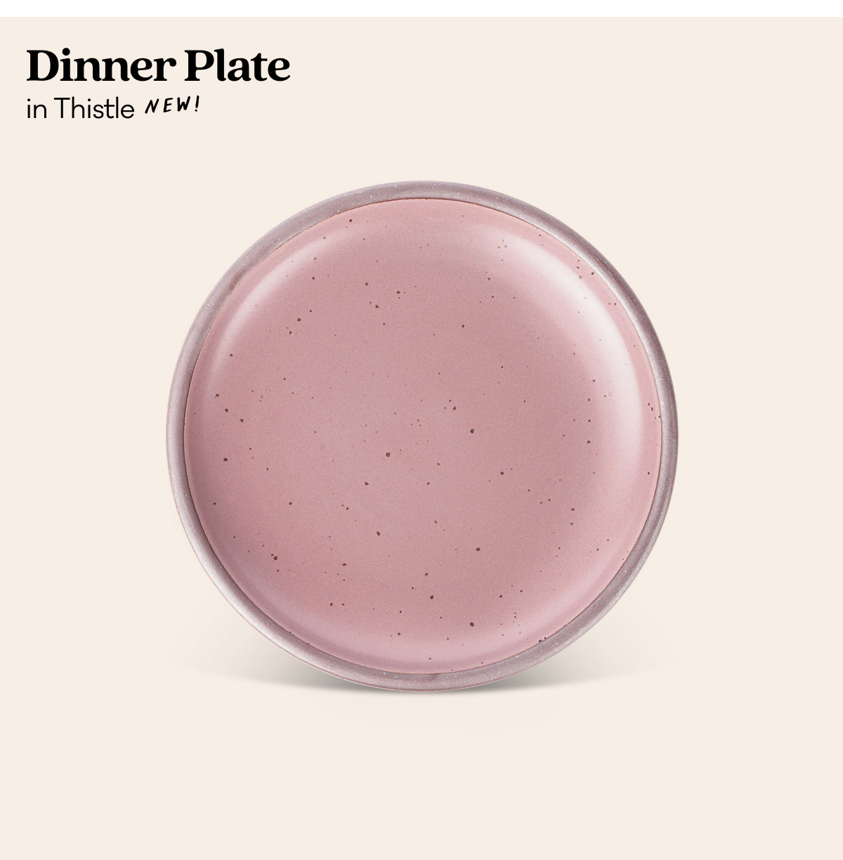 Dinner Plate in Thistle