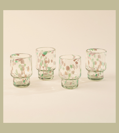 Dappled Glassware