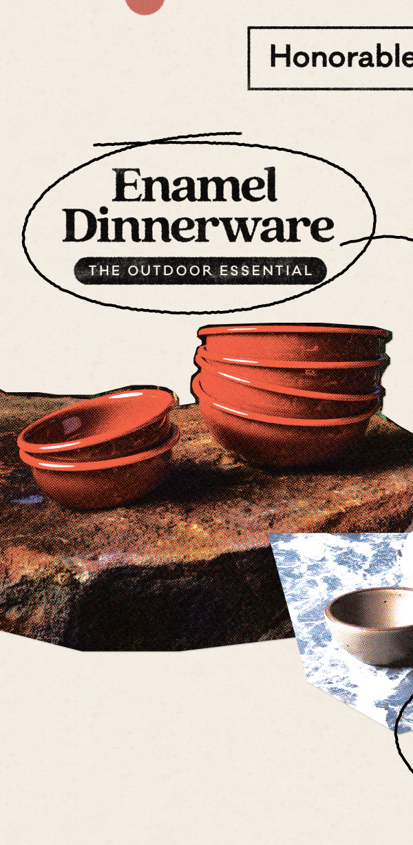 Honorable Mentions - Enamel Dinnerware - The Outdoor Essential