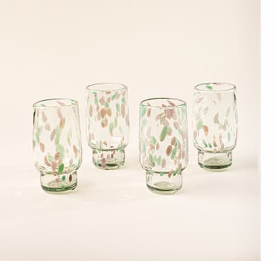 Dappled Glassware