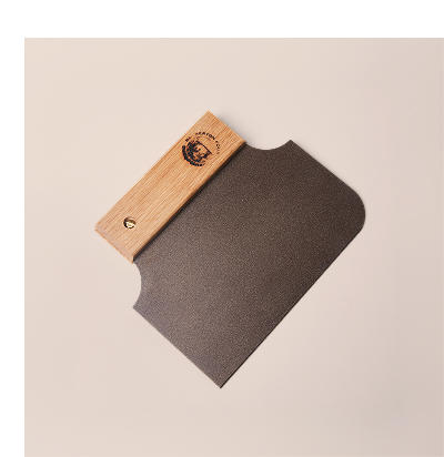 Spun Iron Dough Scraper