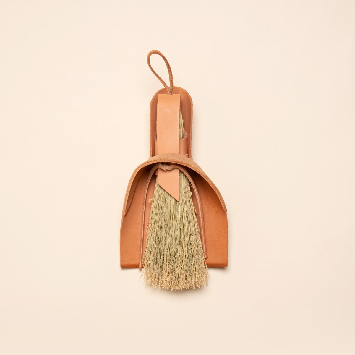 Leather Nesting Hand Broom