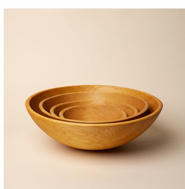 Wood Bowl Nesting Set