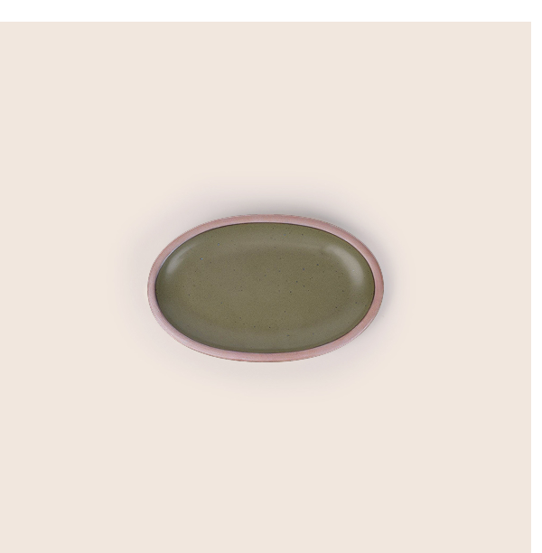 Small Oval Platter in Longleaf