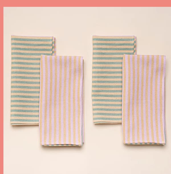 Hudson Stripe Napkins Hudson Stripe Napkins