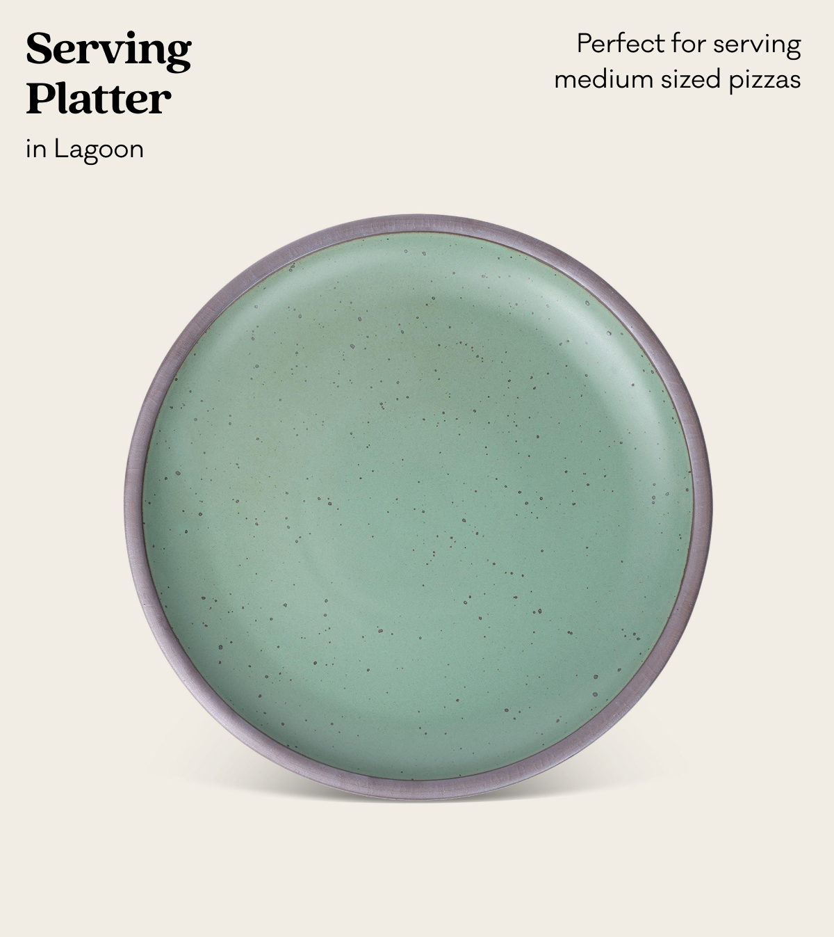 Serving Platter in Lagoon