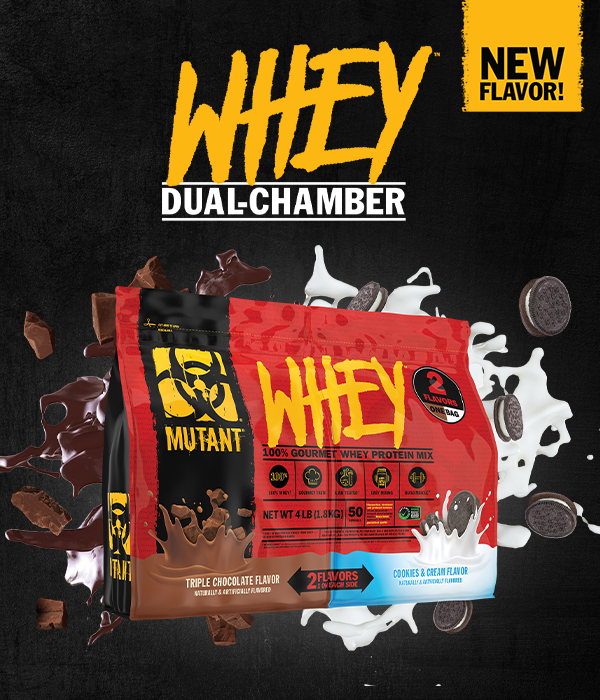 🍪🍫 Double Your Gains with New WHEY Dual Flavor Triple Chocolate x Cookies & Cream! - Mutant