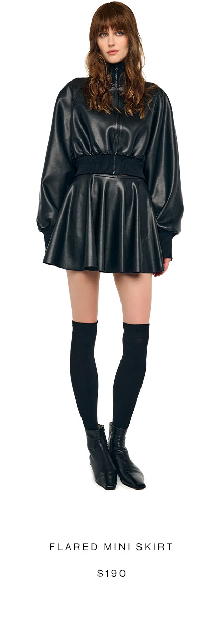 FLARED MINI SKIRT