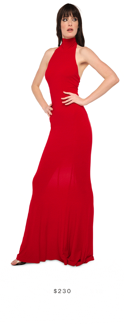 HALTER TURTLE FISHTAIL GOWN
