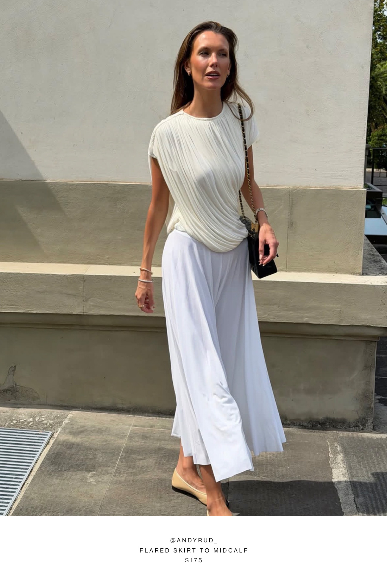 FLARED SKIRT TO MIDCALF