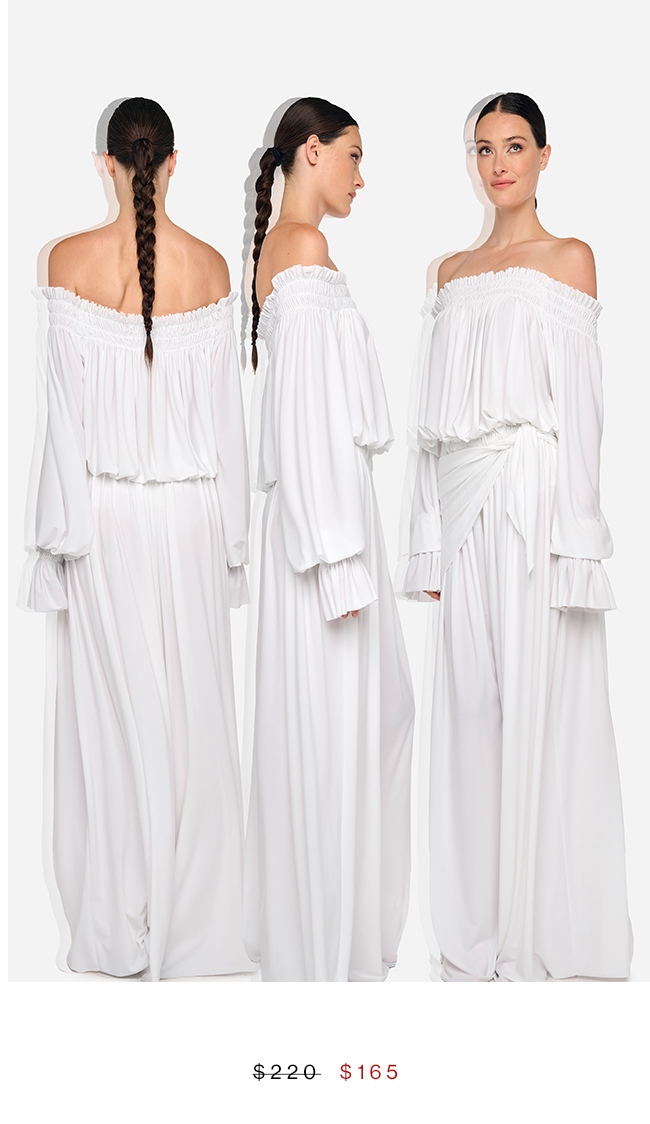 WIDE LEG PEASANT PANT