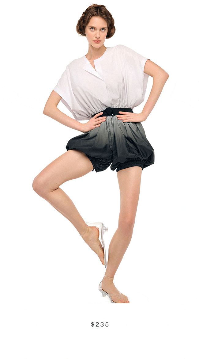 OVERSIZED SLEEVELESS PUFF JUMPSHORT