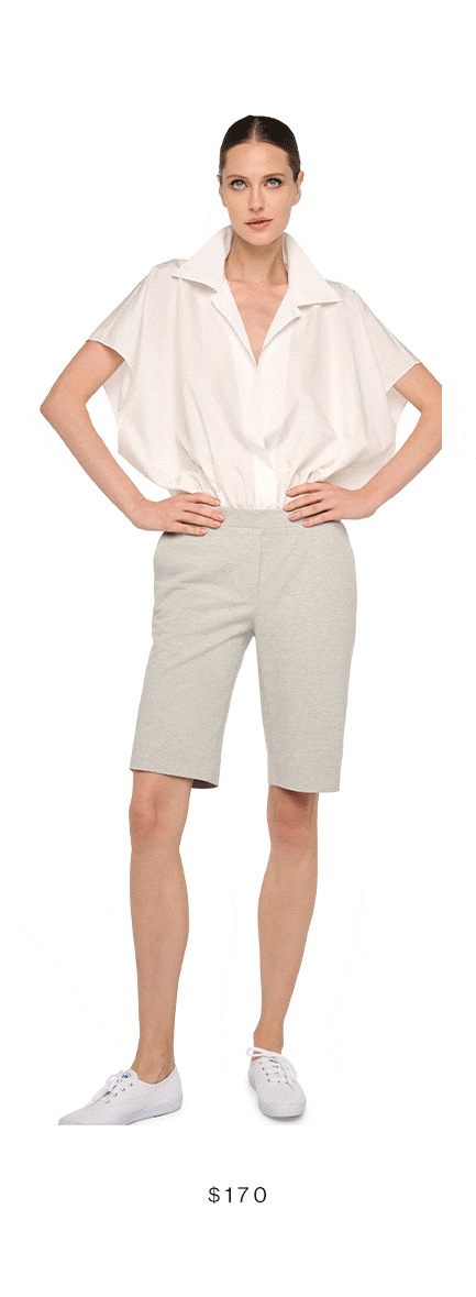 FLAT FRONT BERMUDA SHORT