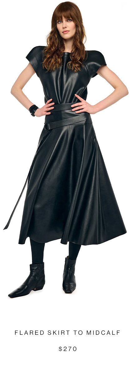 FLARED SKIRT TO MIDCALF
