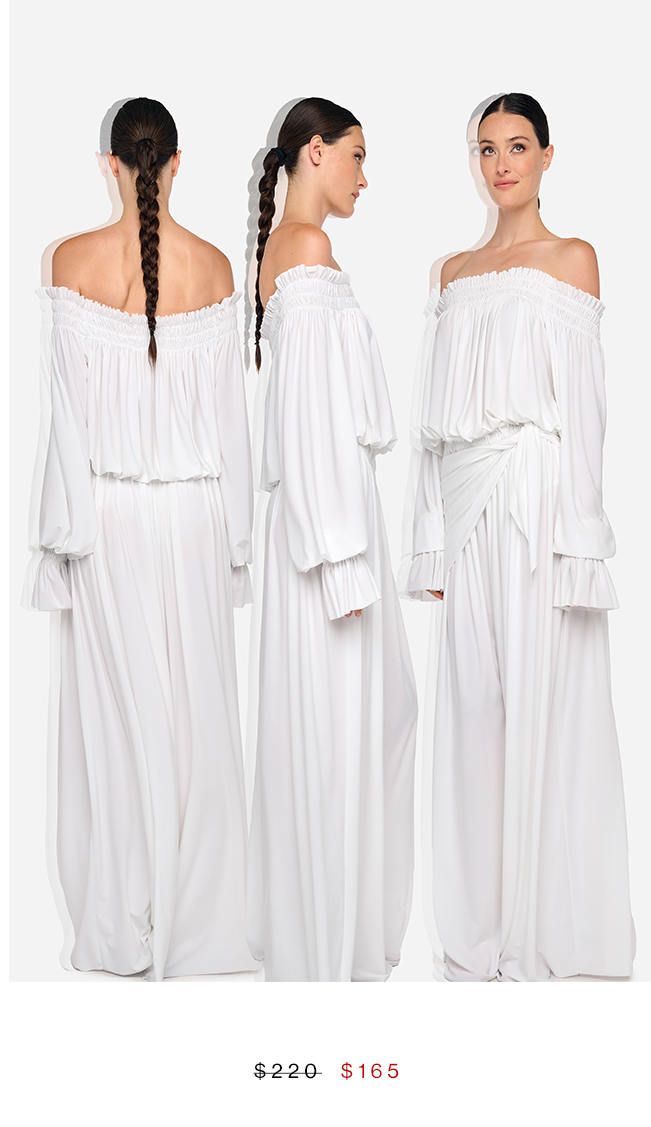 WIDE LEG PEASANT PANT