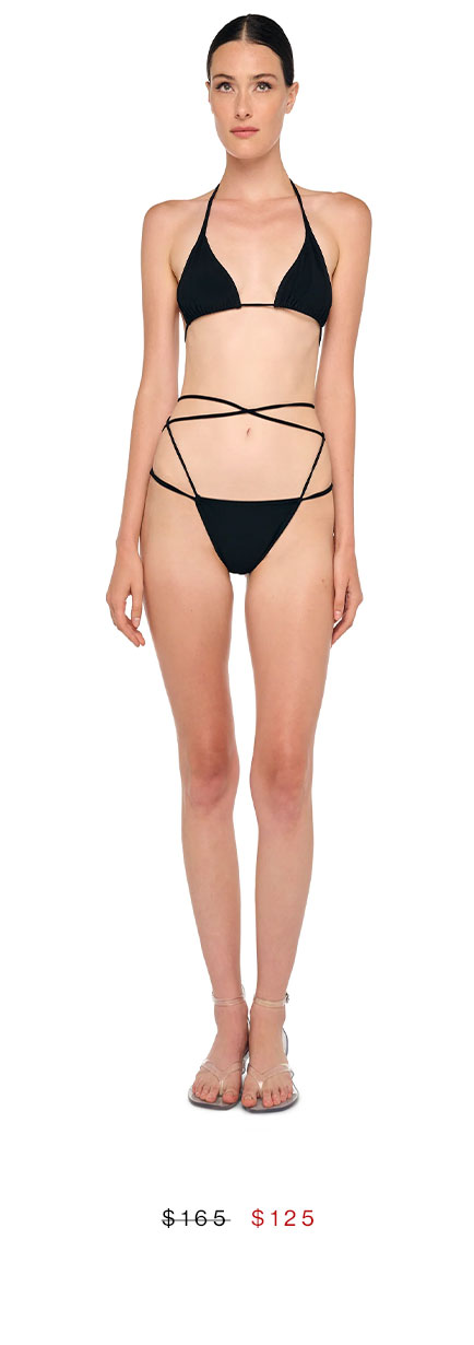 CRISS CROSS BIKINI BRA / BOTTOM
