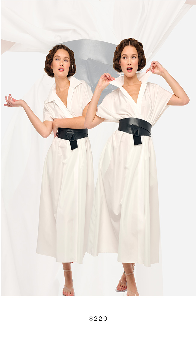 OVERSIZED SLEEVELESS NK SHIRT TO MIDCALF OPEN