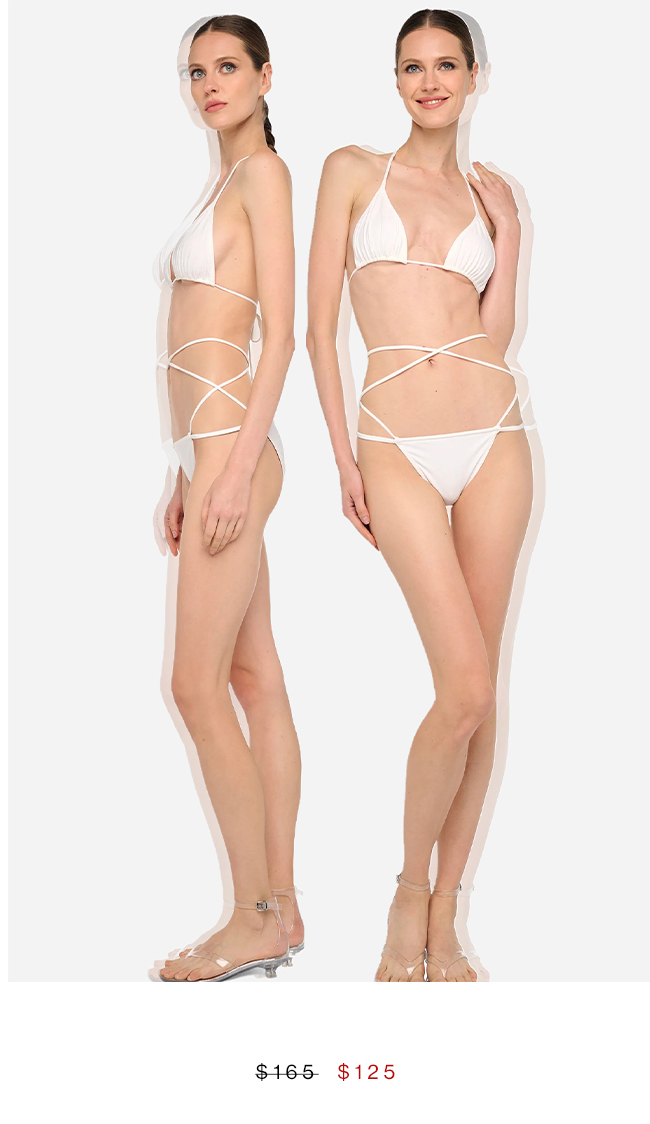 CRISS CROSS BIKINI BRA / BOTTOM