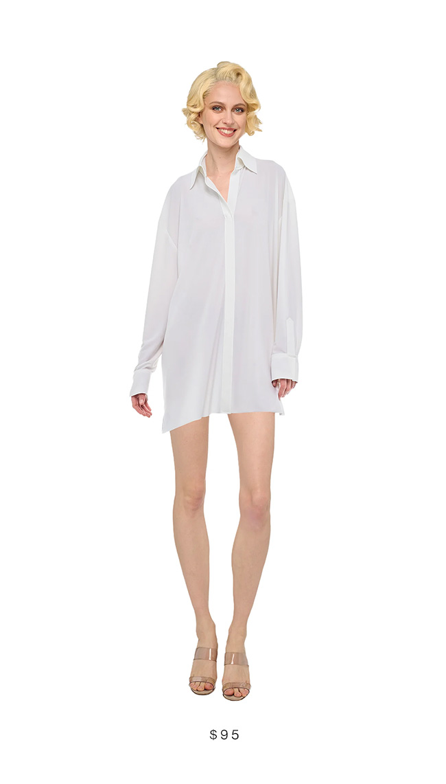OVERSIZED NK SHIRT DRESS