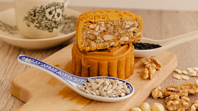 PREMIUM MIXED NUTS (LOW SUGAR) - 4X MOONCAKES BOX SET