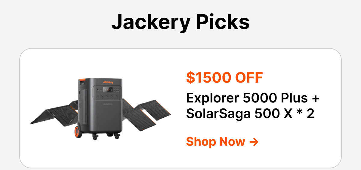 Explorer 5000 Plus +SolarSaga 500 X * 2